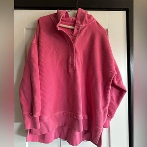 Aerie Vibrant Pink Hoodie Sweatshirt